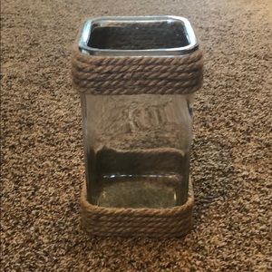 Glass Rope Jar Decor